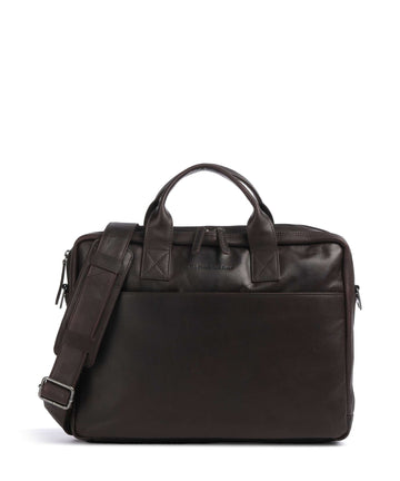 The Chesterfield Brand Cow Wax Pull Up Frazer Portfölj brown