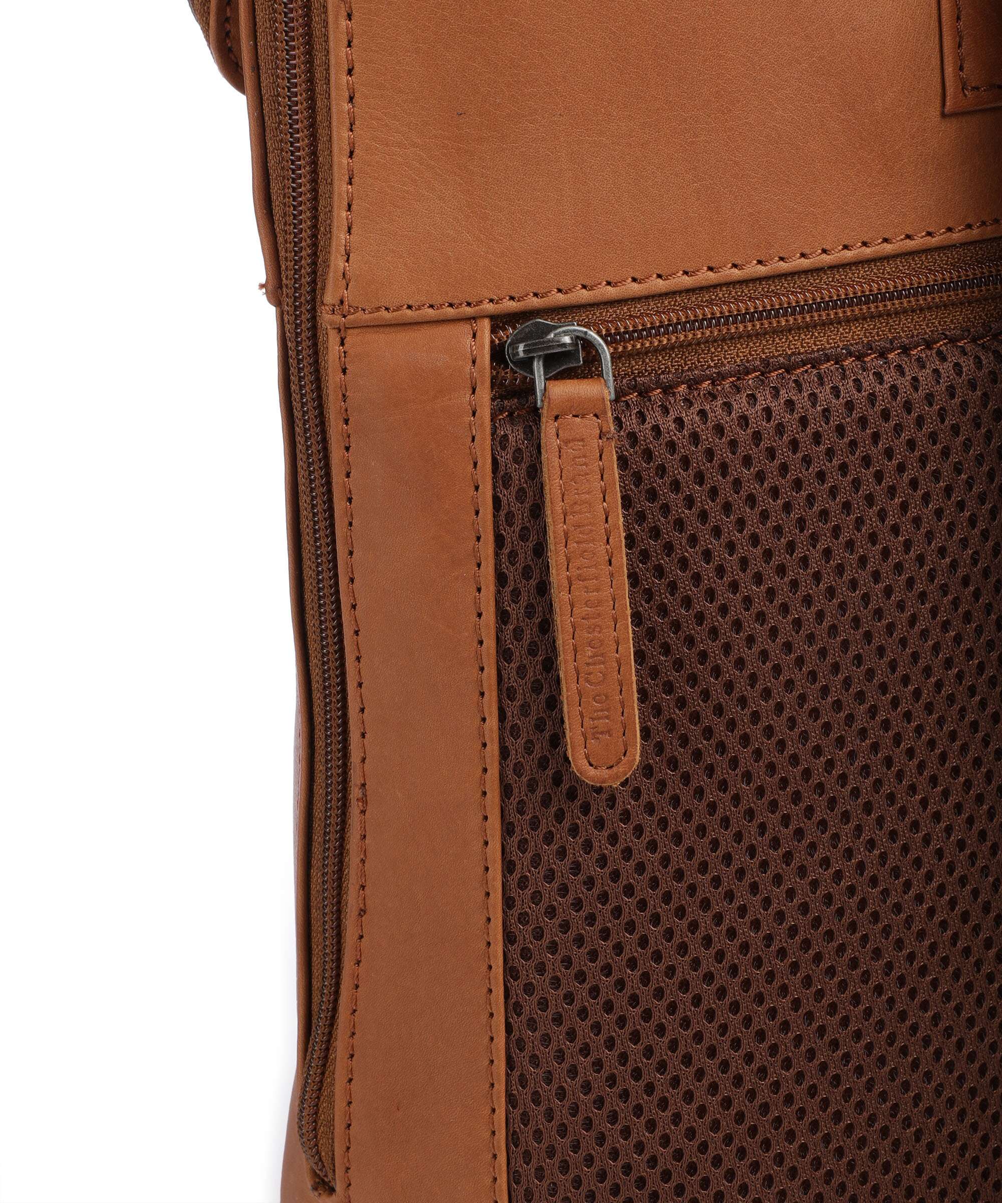 The Chesterfield Brand Cow Wax Pull Up Larsson Backpack cognac