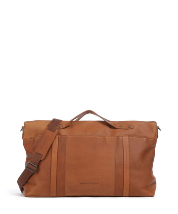 The Chesterfield Brand Cow Wax Pull Up Mark Weekendväska cognac