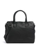 The Chesterfield Brand Wax Pull Up Cow Valmonte Handväskor black