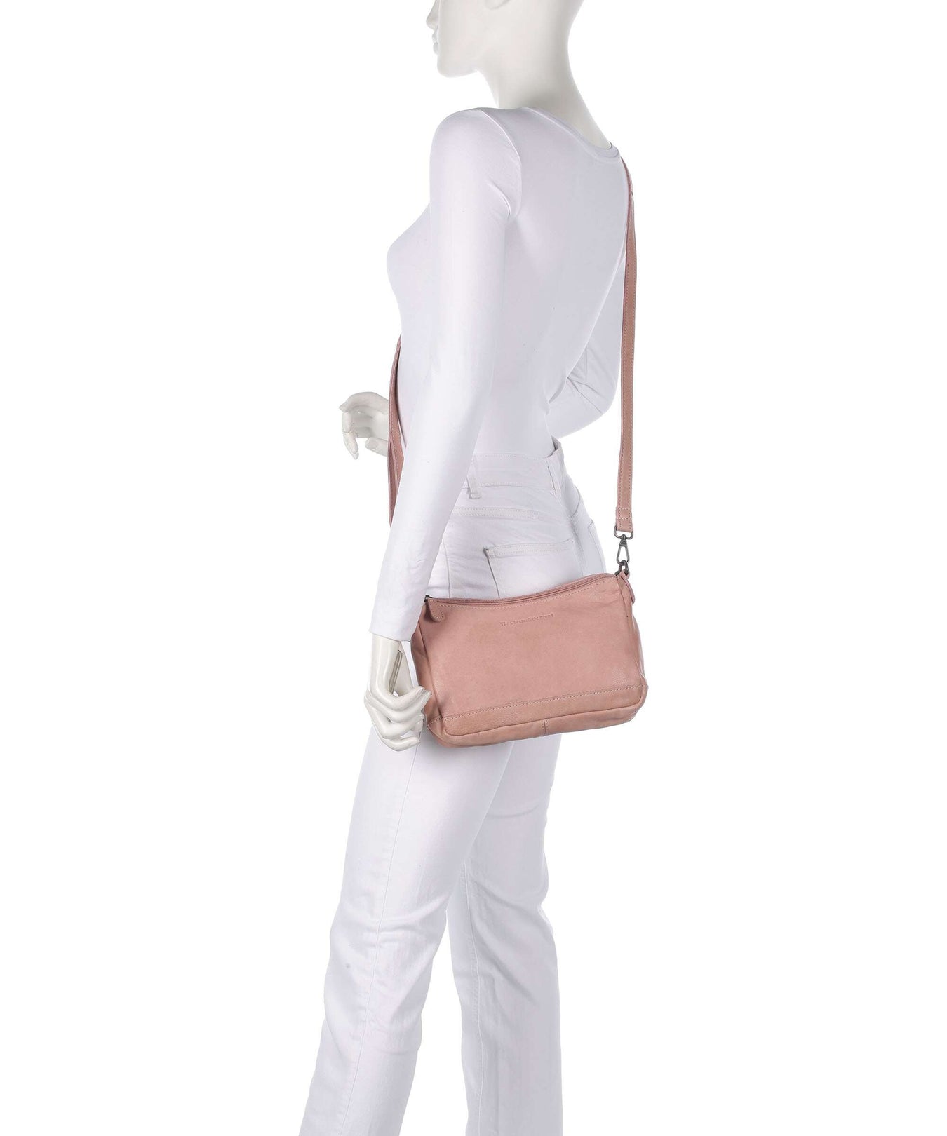 The Chesterfield Brand Washed Waxed Cow Irving Shoulder bag vintage rose