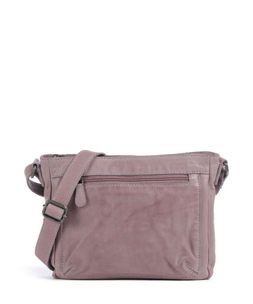 The Chesterfield Brand Washed Waxed Cow Aston Crossover väska lavender lila
