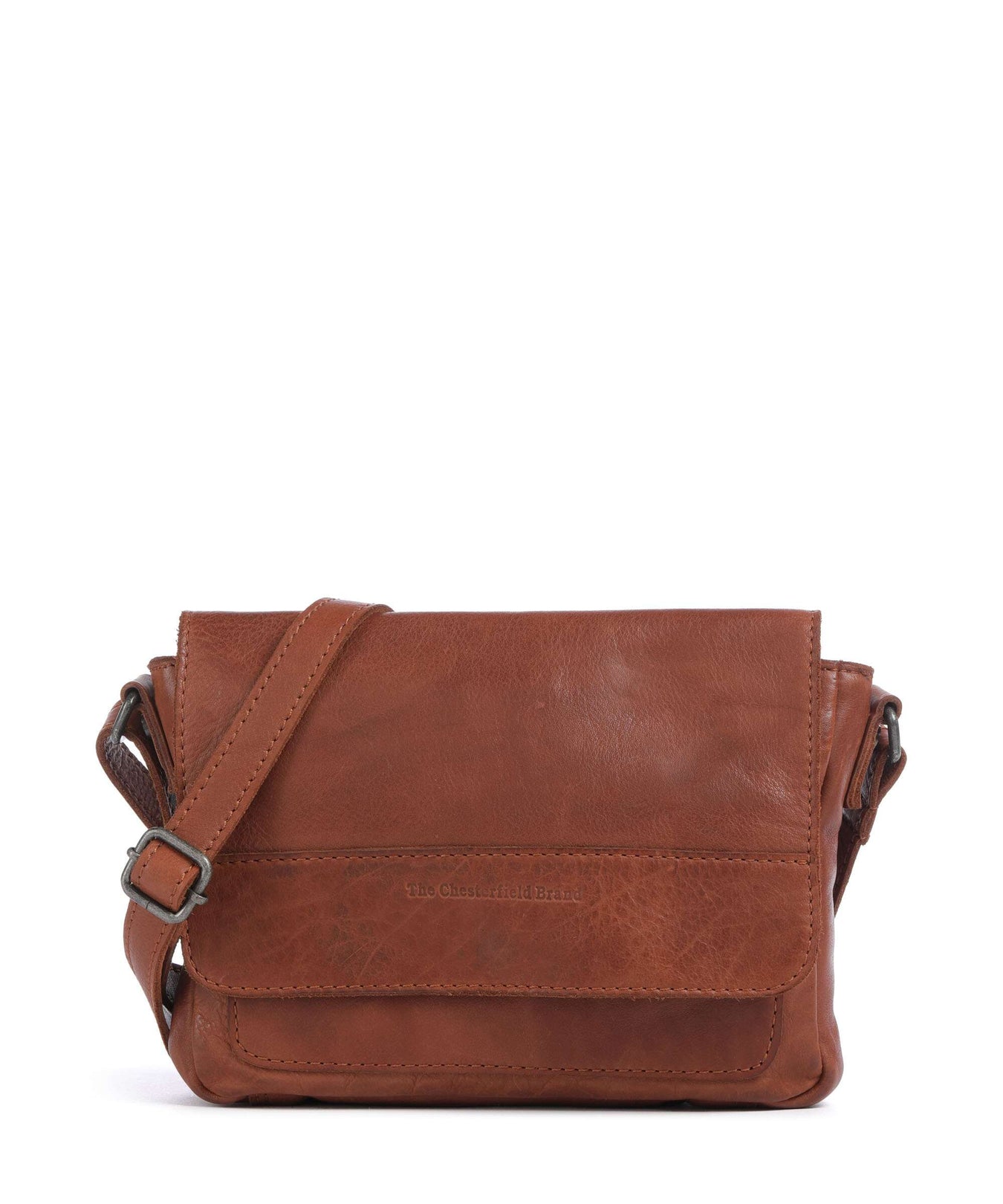 The Chesterfield Brand Washed Waxed Cow Ann Crossbody bag cognac