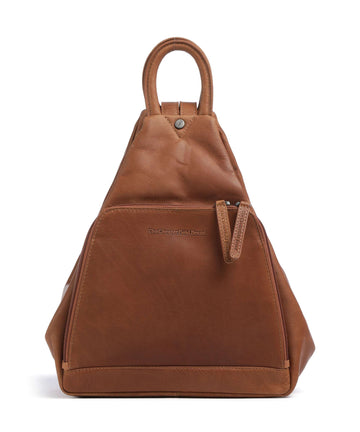 The Chesterfield Brand Wax Pull Up Cow Howard Ryggsäck cognac