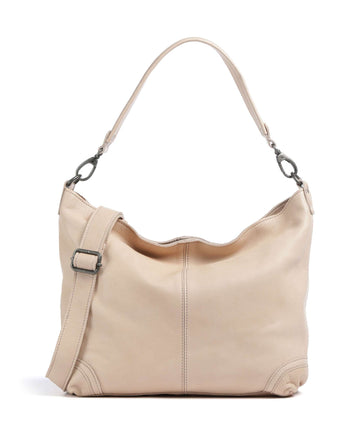 The Chesterfield Brand Washed Waxed Cow Bolivia Hobo väska beige