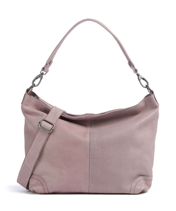 The Chesterfield Brand Washed Waxed Cow Bolivia Hobo väska lavender lila