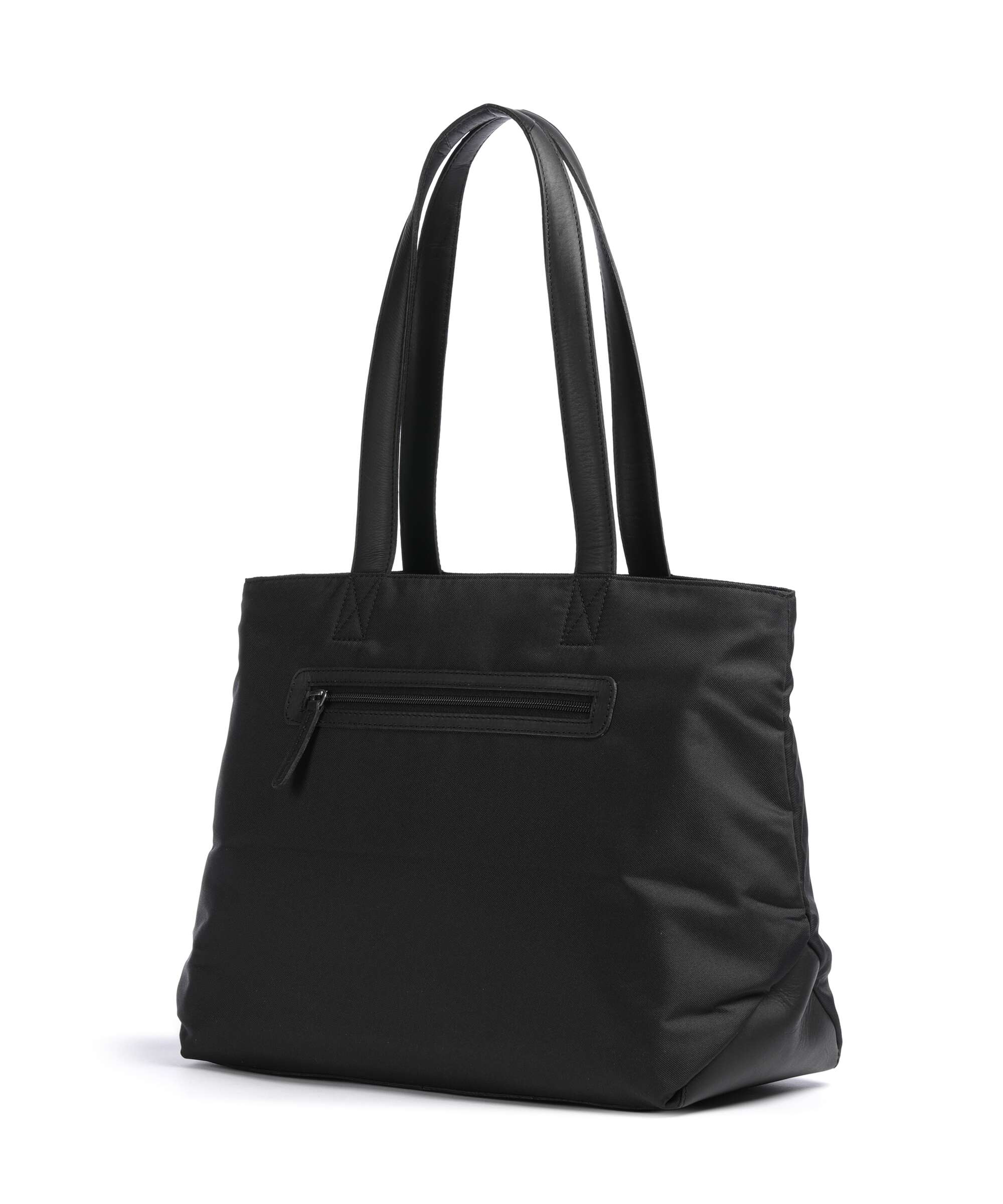 The Chesterfield Brand Nylon Wax Pull Up Otta Tote bag black