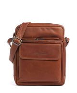 The Chesterfield Brand Wax Pull Up Cow Montira Crossover väska cognac