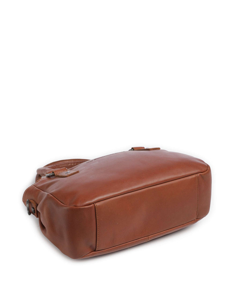 The Chesterfield Brand Wax Pull Up Cow Fenja Handbag cognac