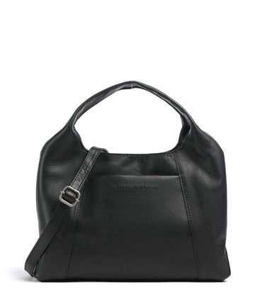 The Chesterfield Brand Wax Pull Up Cow Salina Handväskor black