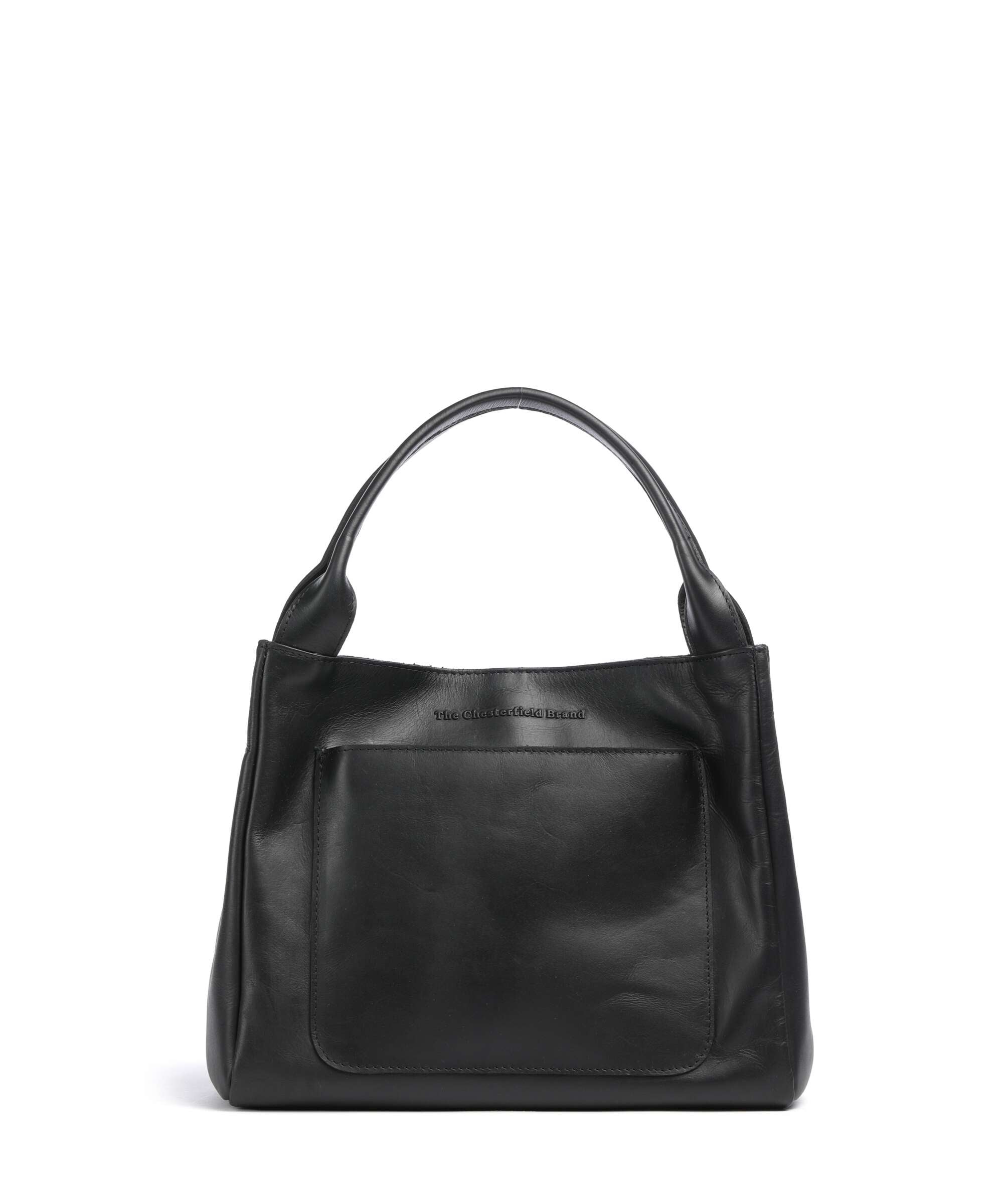 The Chesterfield Brand Wax Pull Up Cow Tenara Shoulder bag black