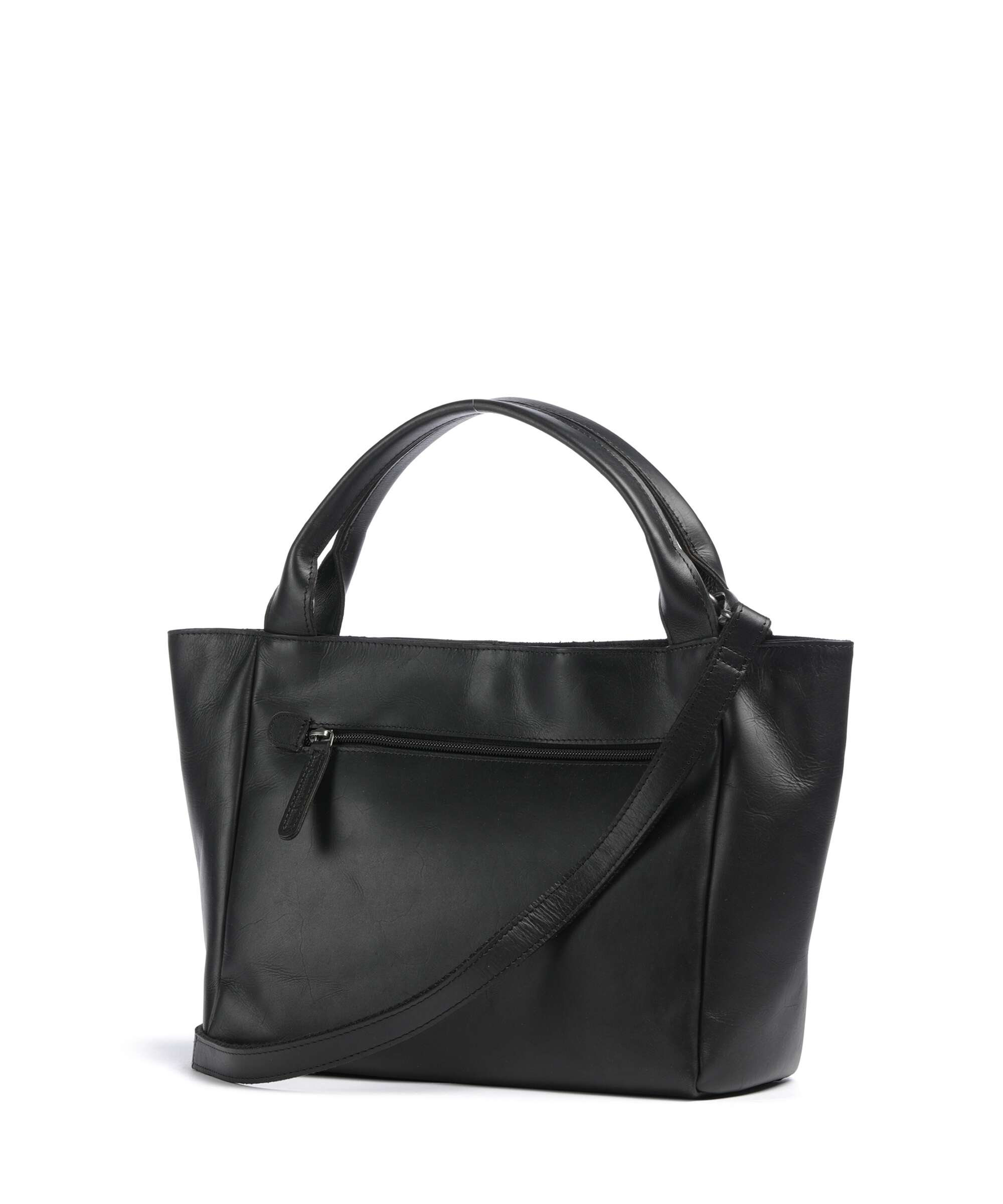 The Chesterfield Brand Wax Pull Up Cow Tenara Shoulder bag black