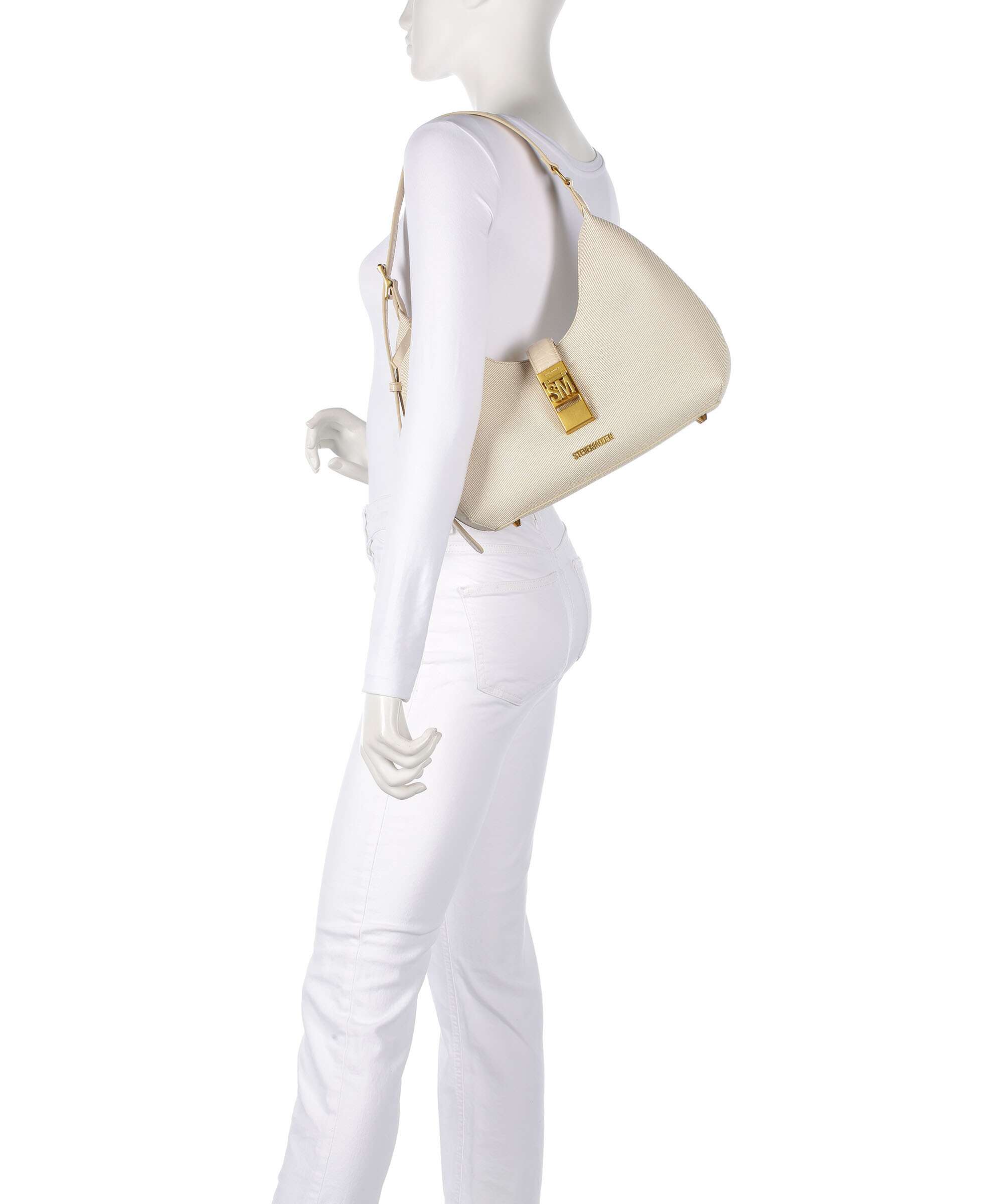 Steve Madden BOVIE-E Shoulder bag bone/gold