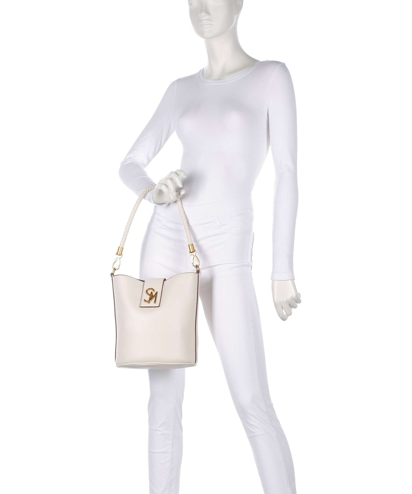 Steve Madden BARRIE Bucket bag bone/gold