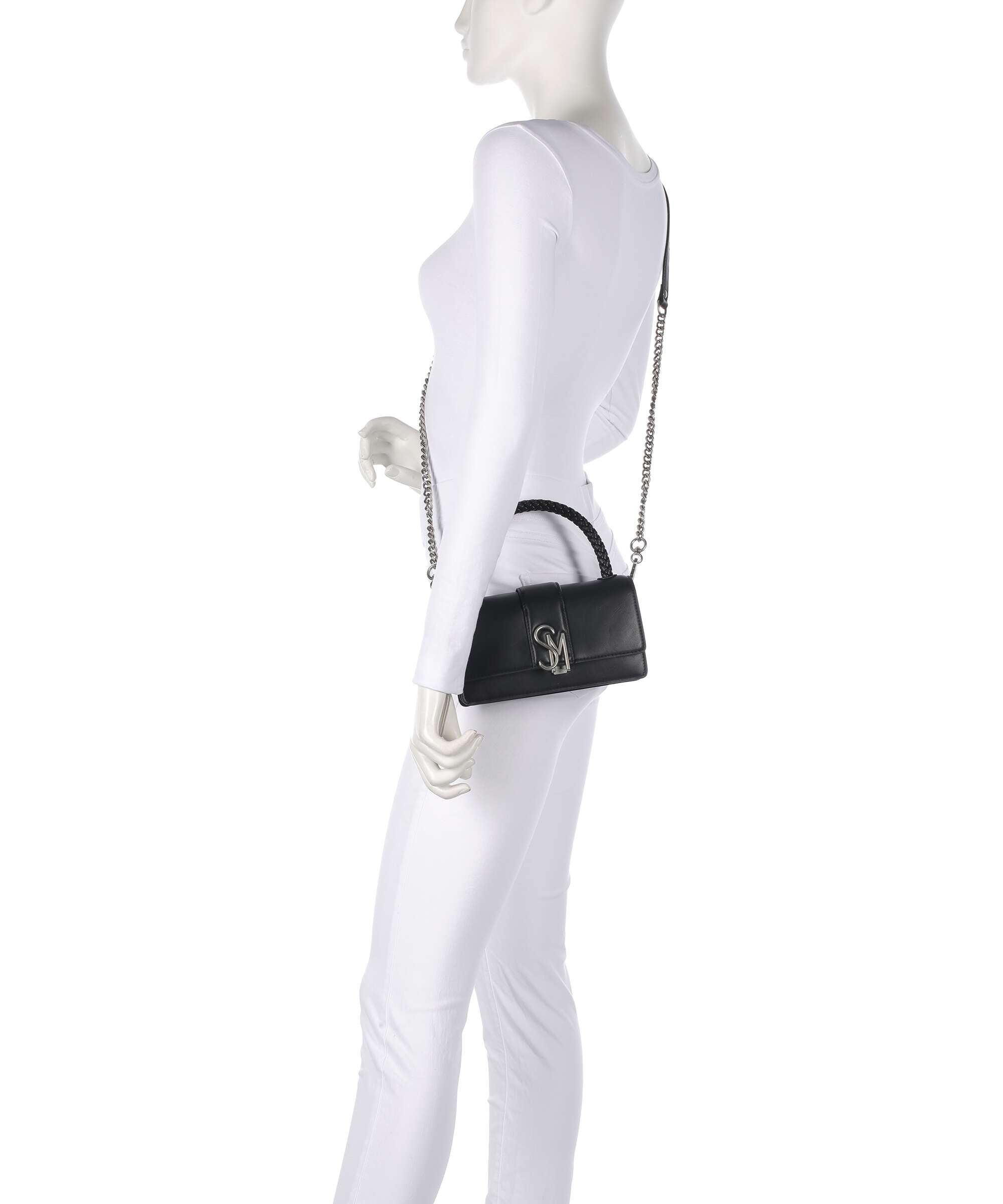 Steve Madden BRAGE Crossbody bag black/silver