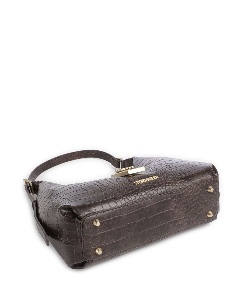 Steve Madden BOVIE-A Shoulder bag chocolate/gold