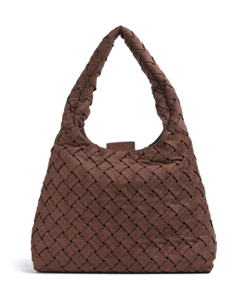 Steve Madden BRHIANON Hobo väska chocolate/gold