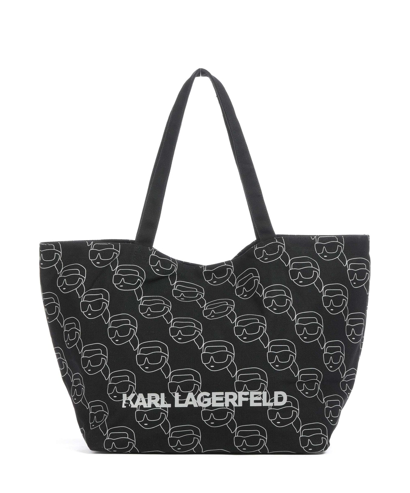 Karl Lagerfeld Ikon Tote bag black/white