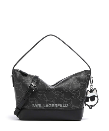 Karl Lagerfeld K/Ikonik Mono Hobo väska black