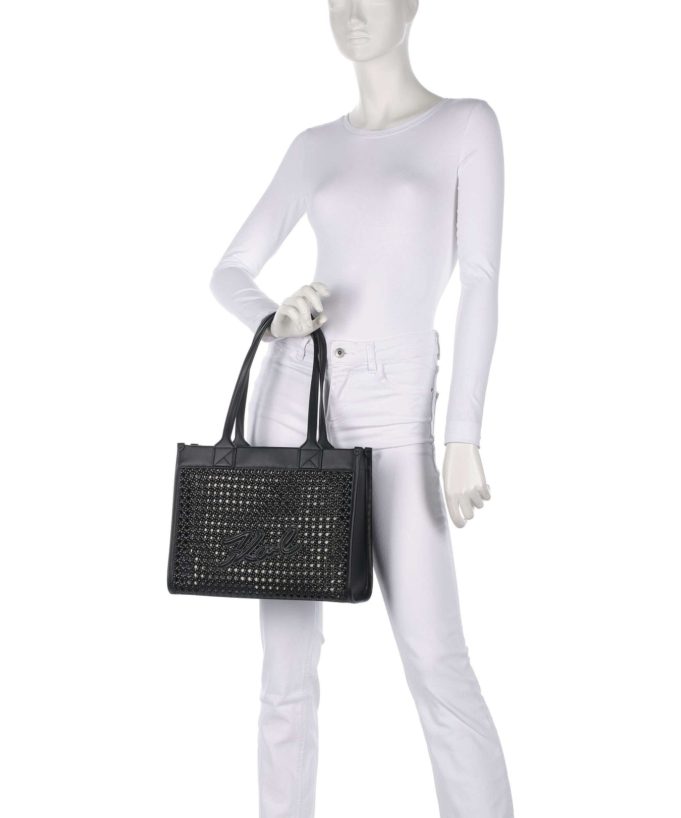 Karl Lagerfeld K/Skuare Tote bag black/nickel