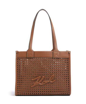 Karl Lagerfeld K/Skuare Shoppingväska dark tan