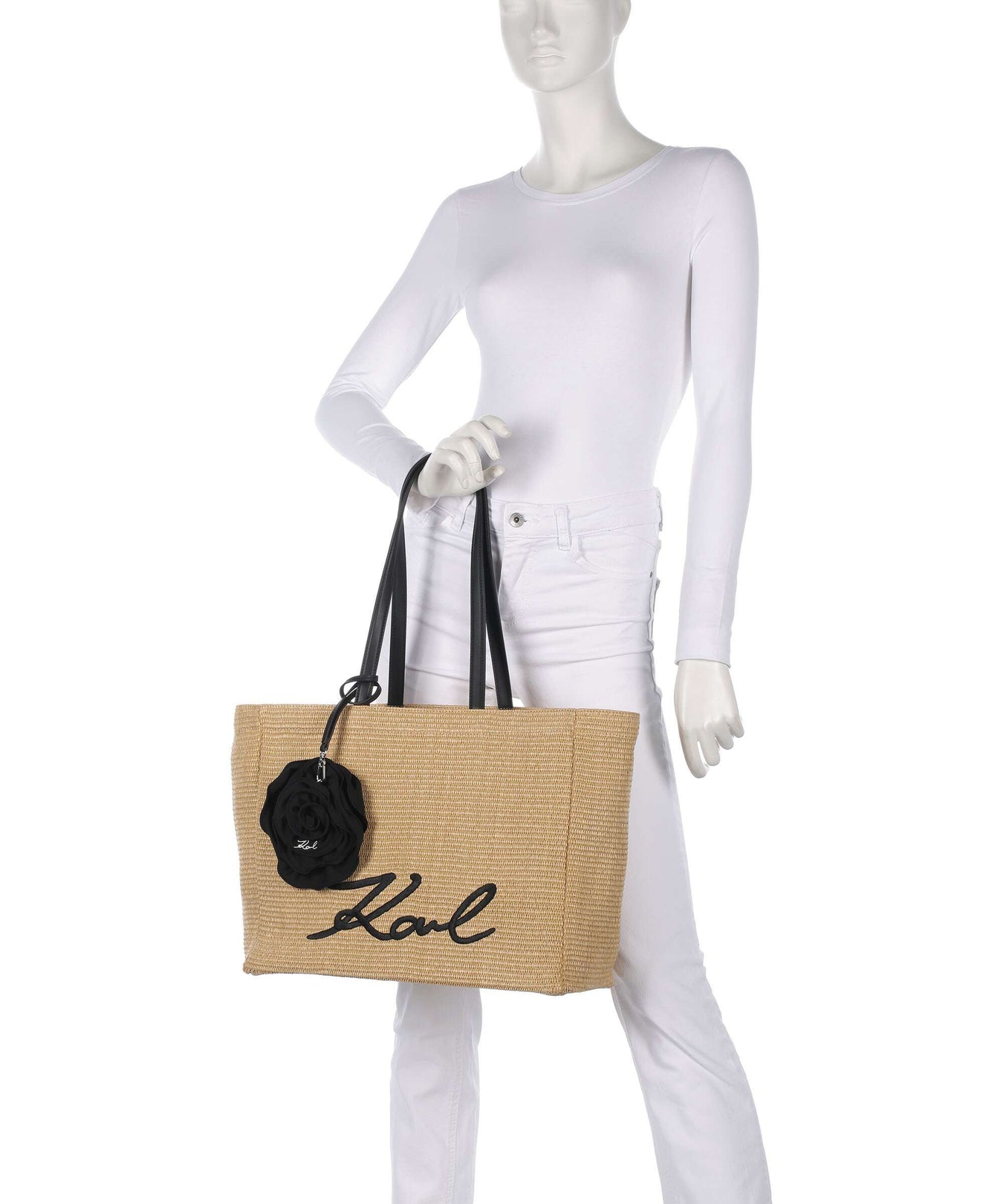 Karl Lagerfeld K/Signature Tote bag natural