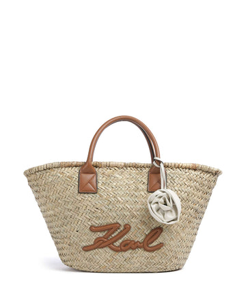 Karl Lagerfeld K/Signature Medium Handväskor natural/tan