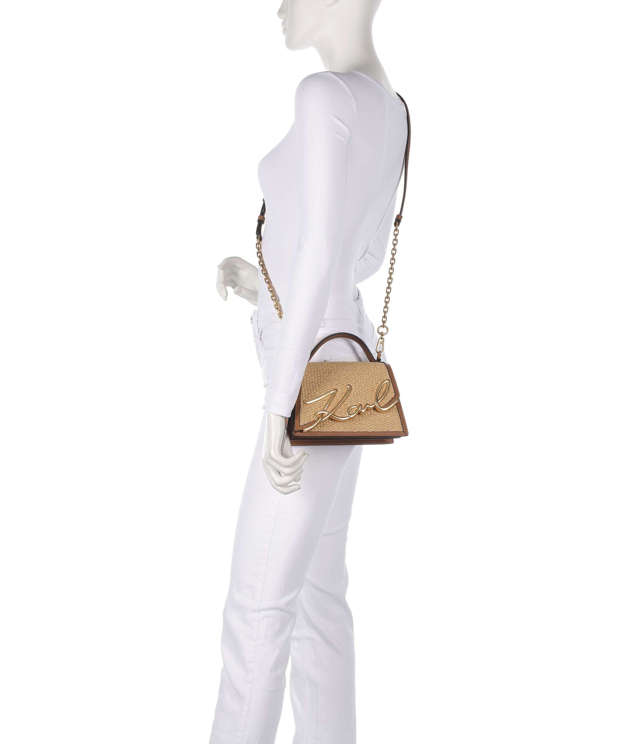 Karl Lagerfeld K/Signature 2.0 Crossbody bag natural/tan