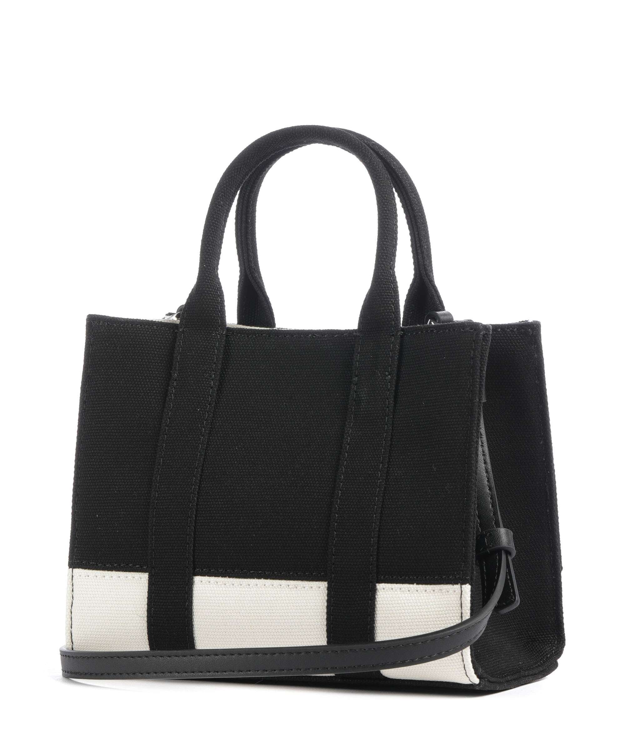Karl Lagerfeld K/Rue St Guillaume Medium Handbag cannoli cream/black