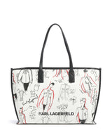 Karl Lagerfeld K/Karl Shoppingväska offwhite
