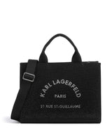 Karl Lagerfeld K/Rue St Guillaume Medium Handväskor black embellishment
