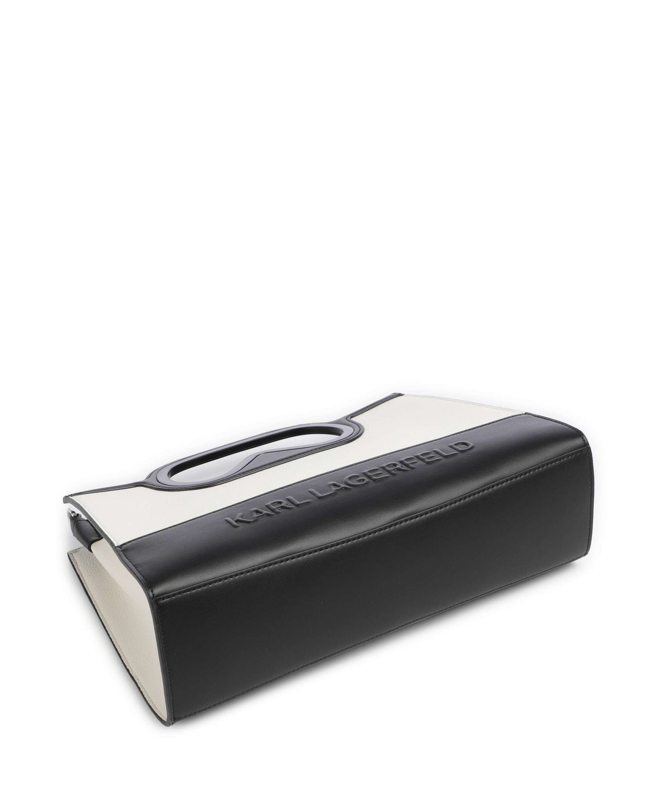 Karl Lagerfeld K/Aviator Handbag white/black