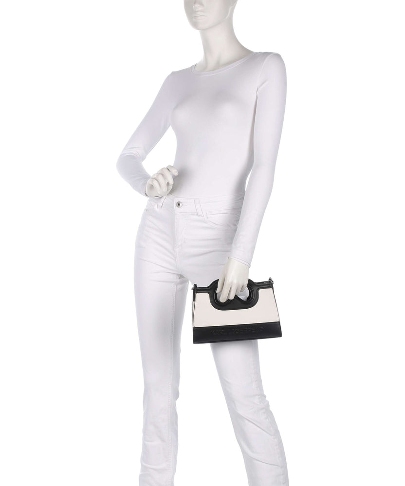 Karl Lagerfeld K/Aviator Mini Handbag white/black