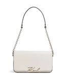 Karl Lagerfeld K/Signature Axelremsväska off white
