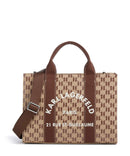 Karl Lagerfeld K/Rue St Guillaume Monogram Medium Handväskor monogram nougat brown