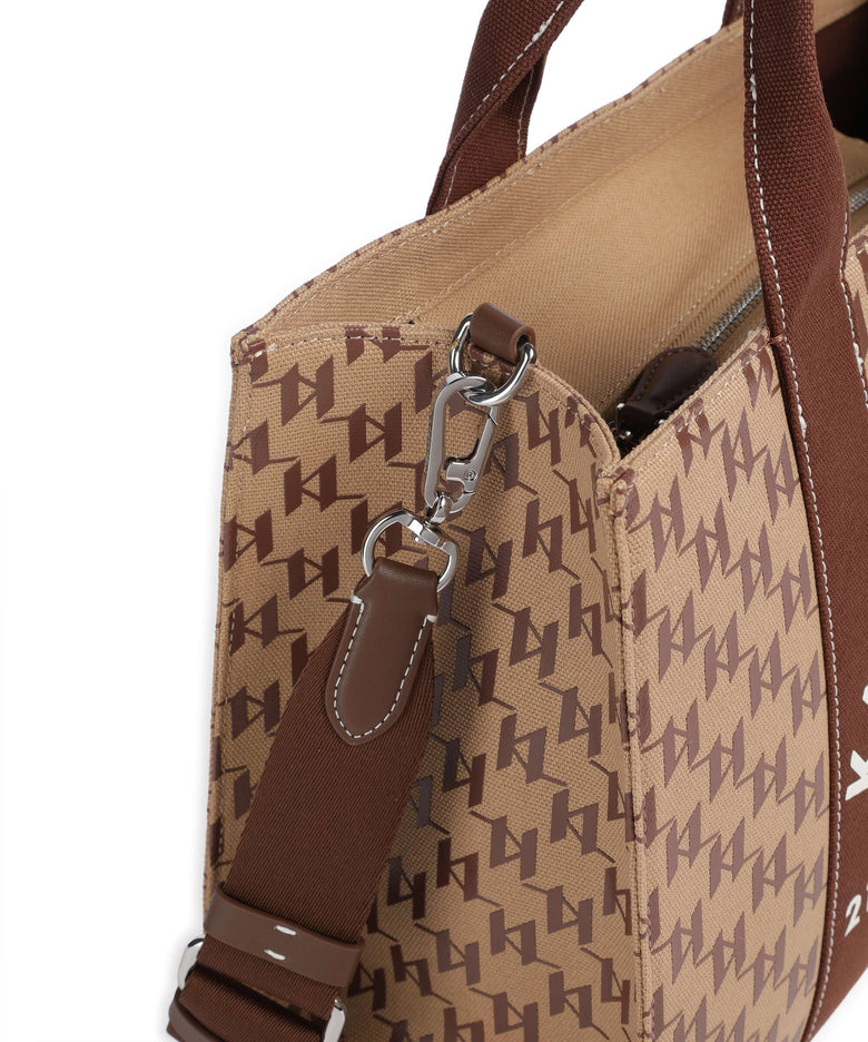 Karl Lagerfeld K/Rue St Guillaume Monogram Medium Handbag monogram nougat brown