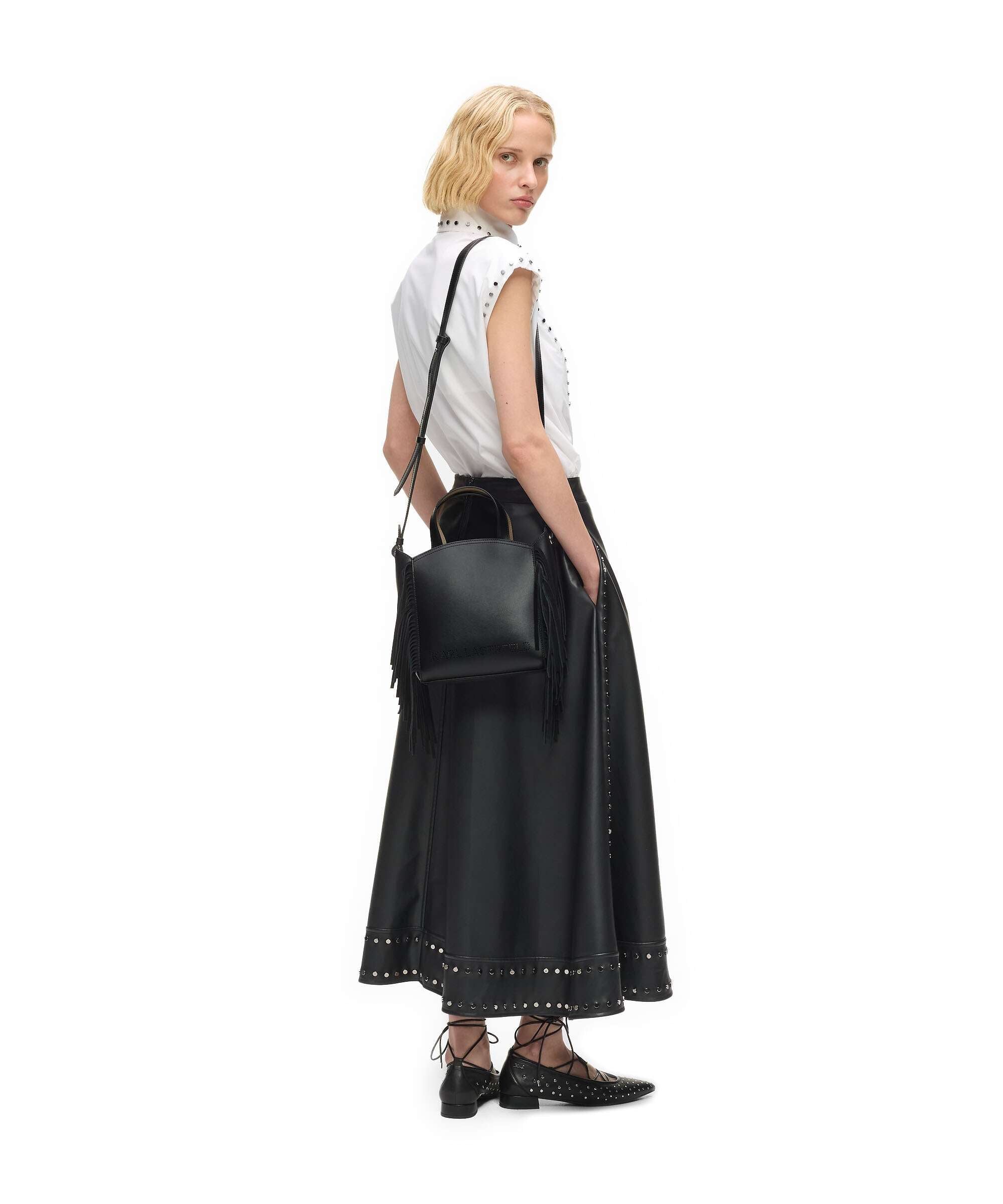 Karl Lagerfeld K/Circle Small Handbag black/nickel