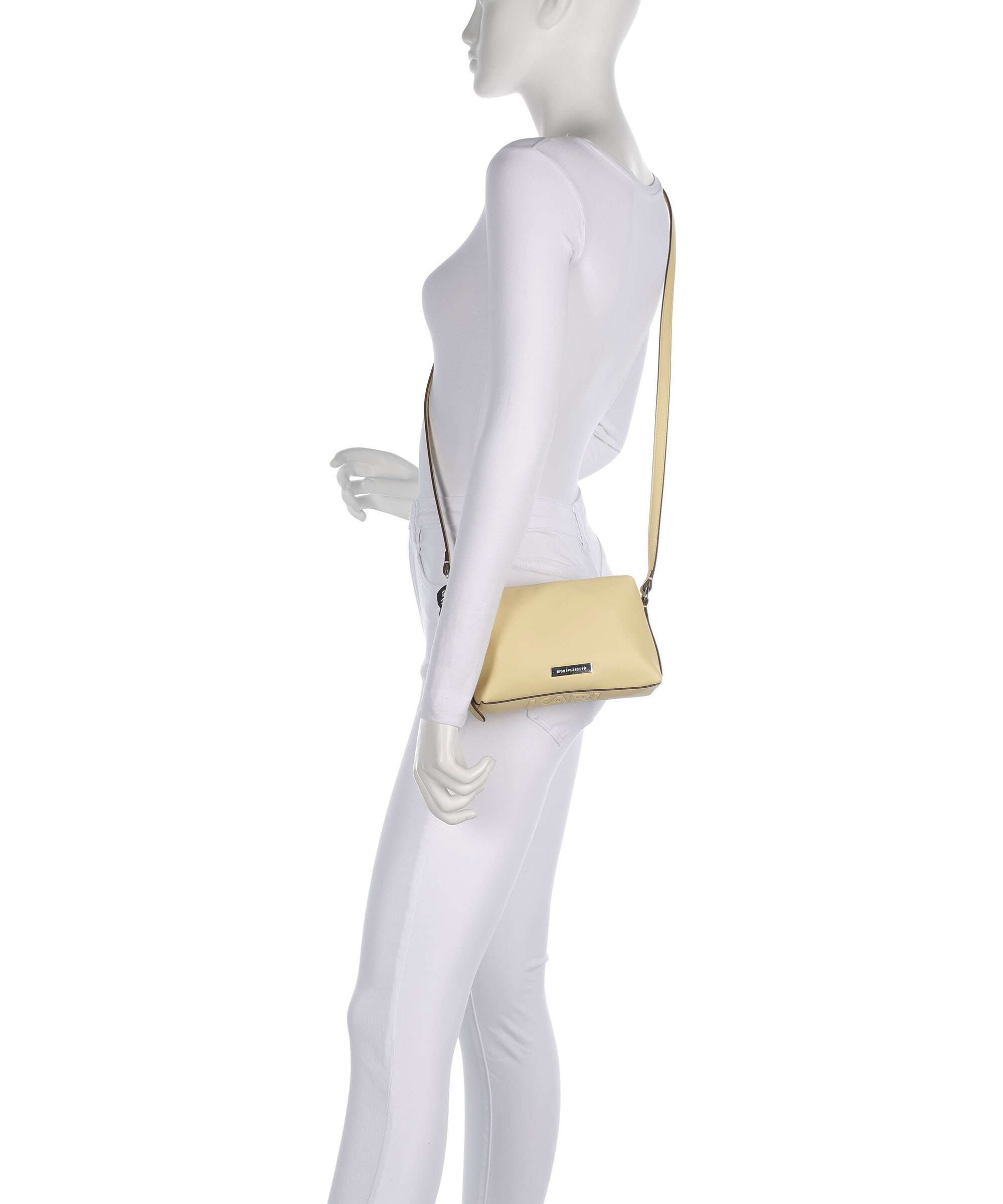 Karl Lagerfeld Ikon Smooth Crossbody bag sunlight