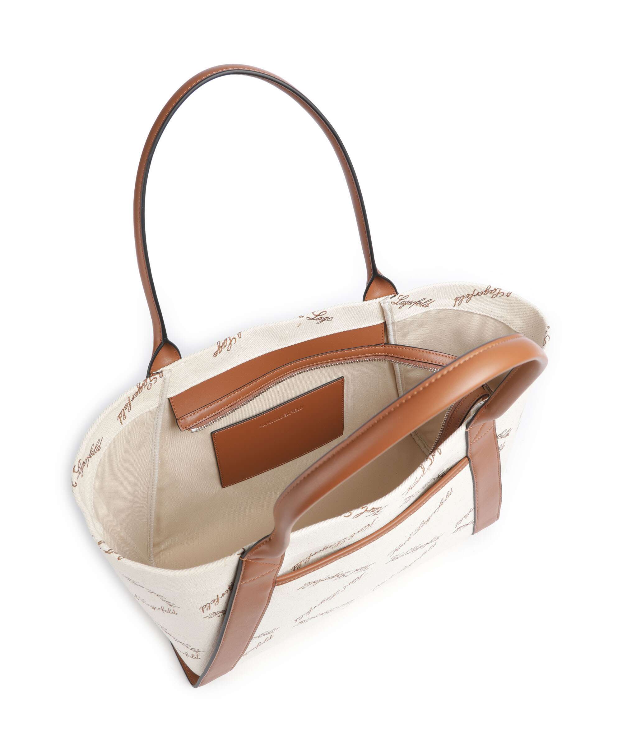 Karl Lagerfeld K/Ville Small Tote bag natural canvas/tan