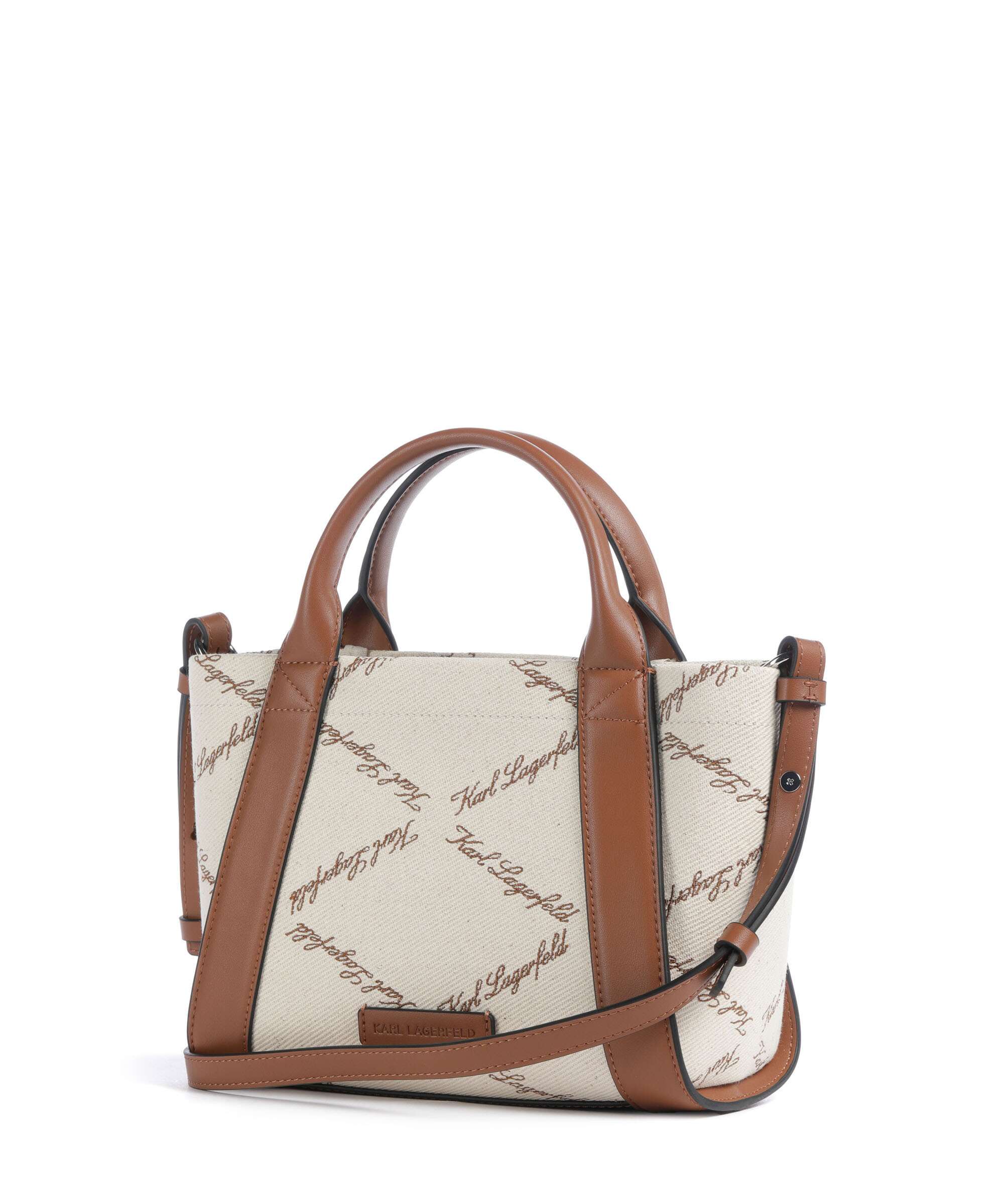 Karl Lagerfeld K/Ville Small Handbag natural canvas/tan