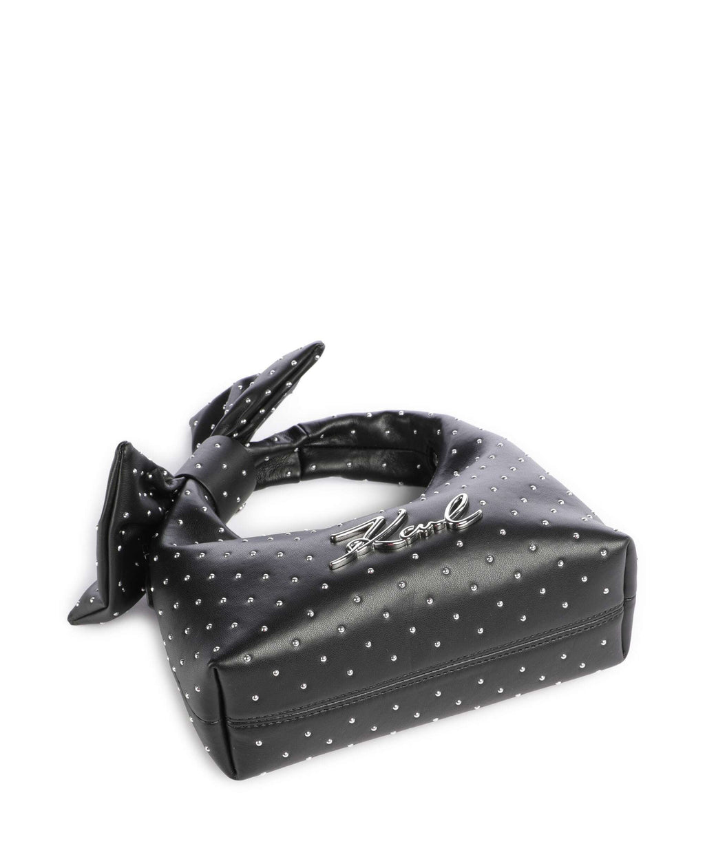 Karl Lagerfeld K/Soiree Mini Bow Handbag black embellishment
