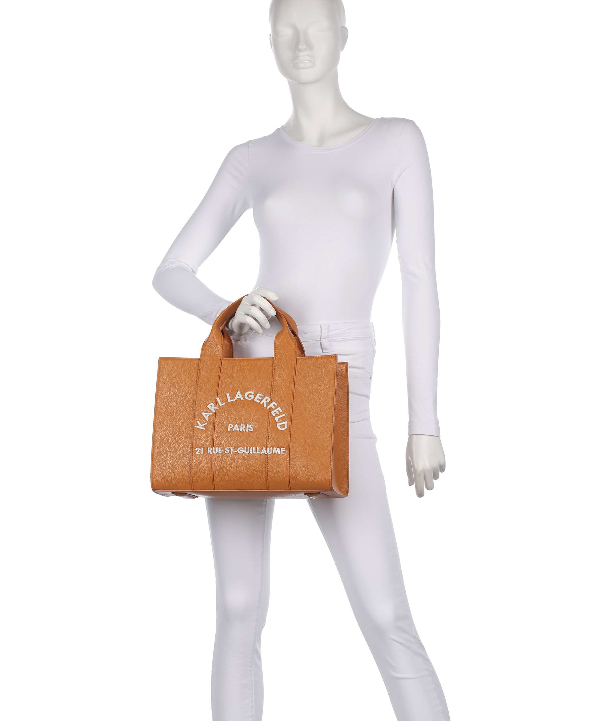 Karl Lagerfeld K/Rue St Guillaume Medium Handbag dark orange/sienna