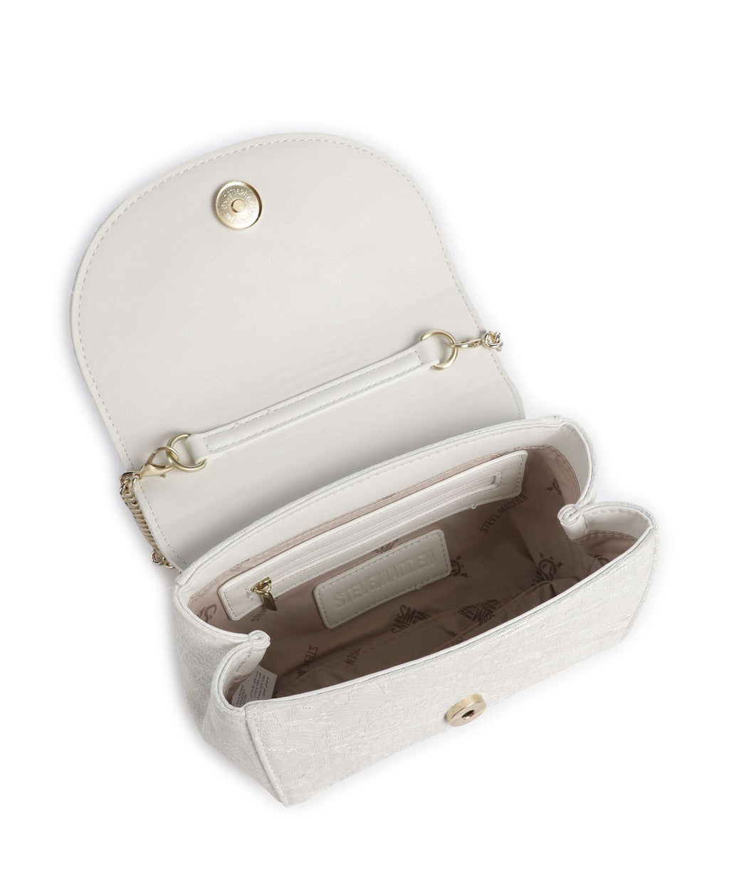Steve Madden BNYLAH Crossbody bag white/gold