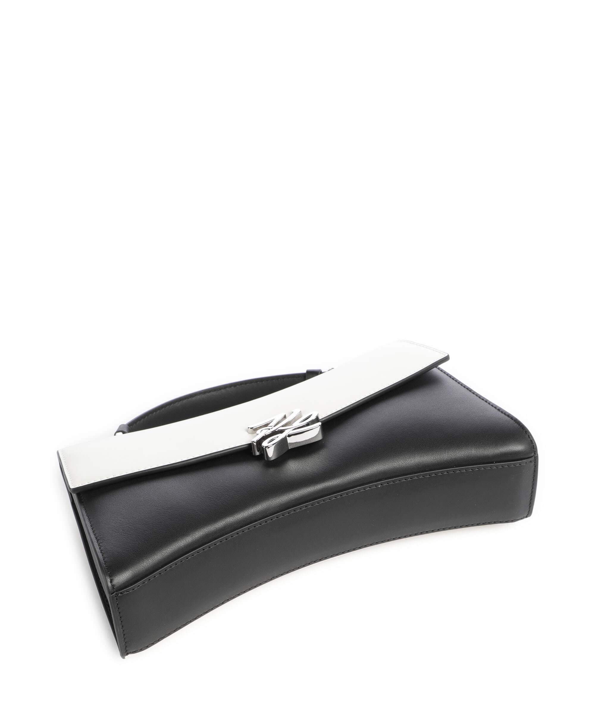 Karl Lagerfeld K/Autograph Twist Crossbody bag black/white
