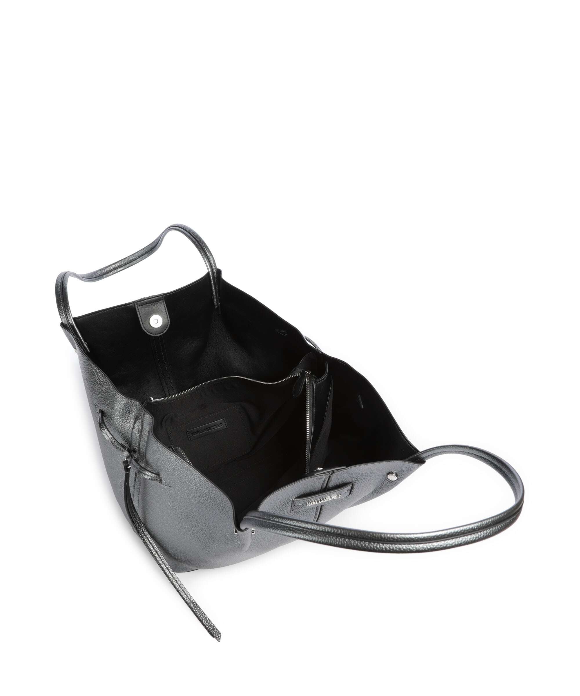 Karl Lagerfeld K/Pierced Medium Tote bag gunmetal