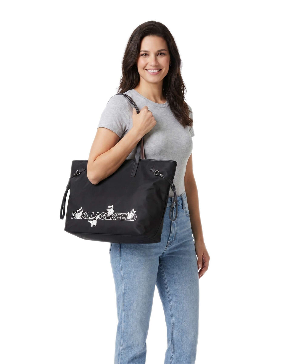 Karl Lagerfeld Ikon Choupette Tote bag black