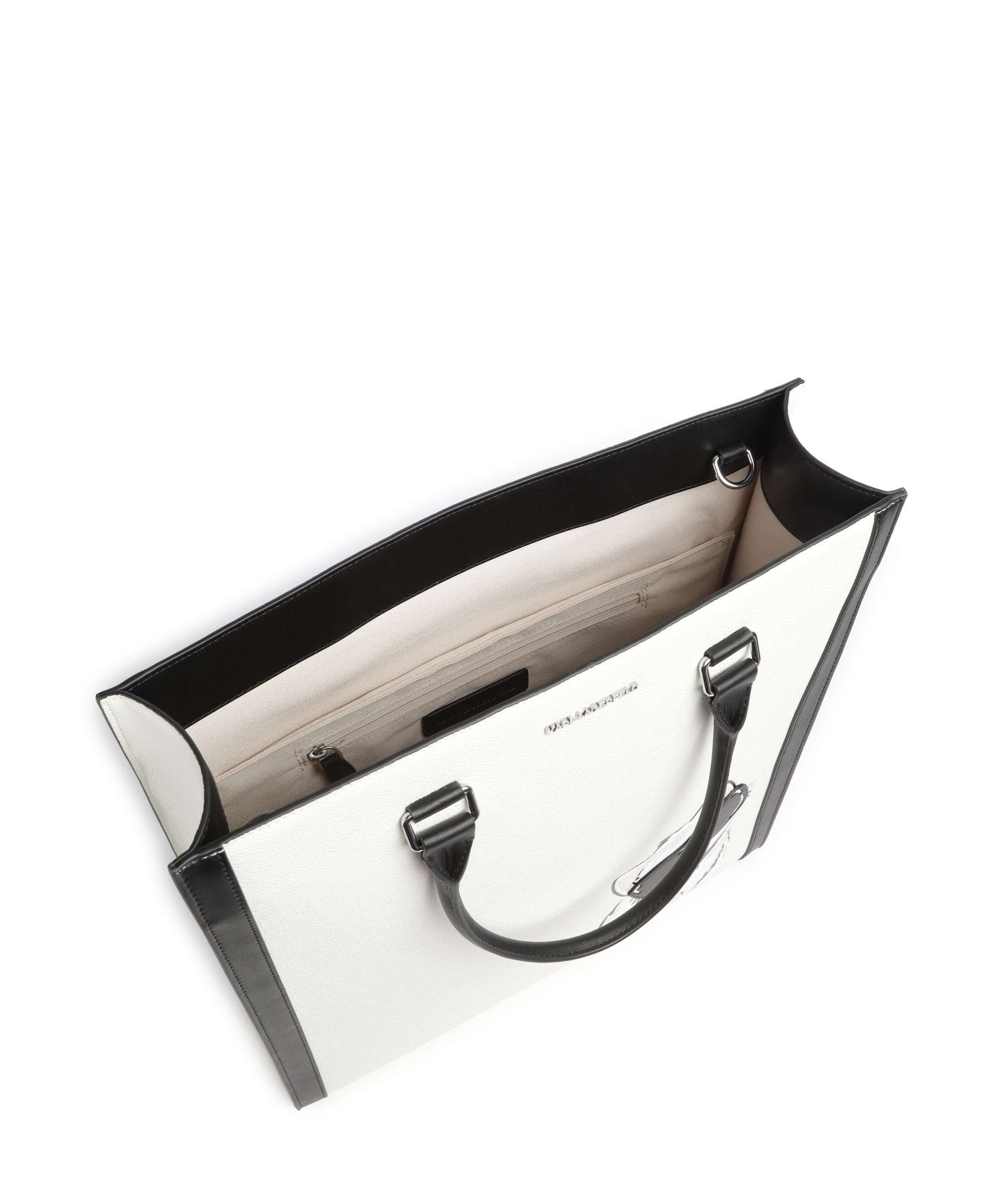 Karl Lagerfeld Ikon Choupette Handbag off white