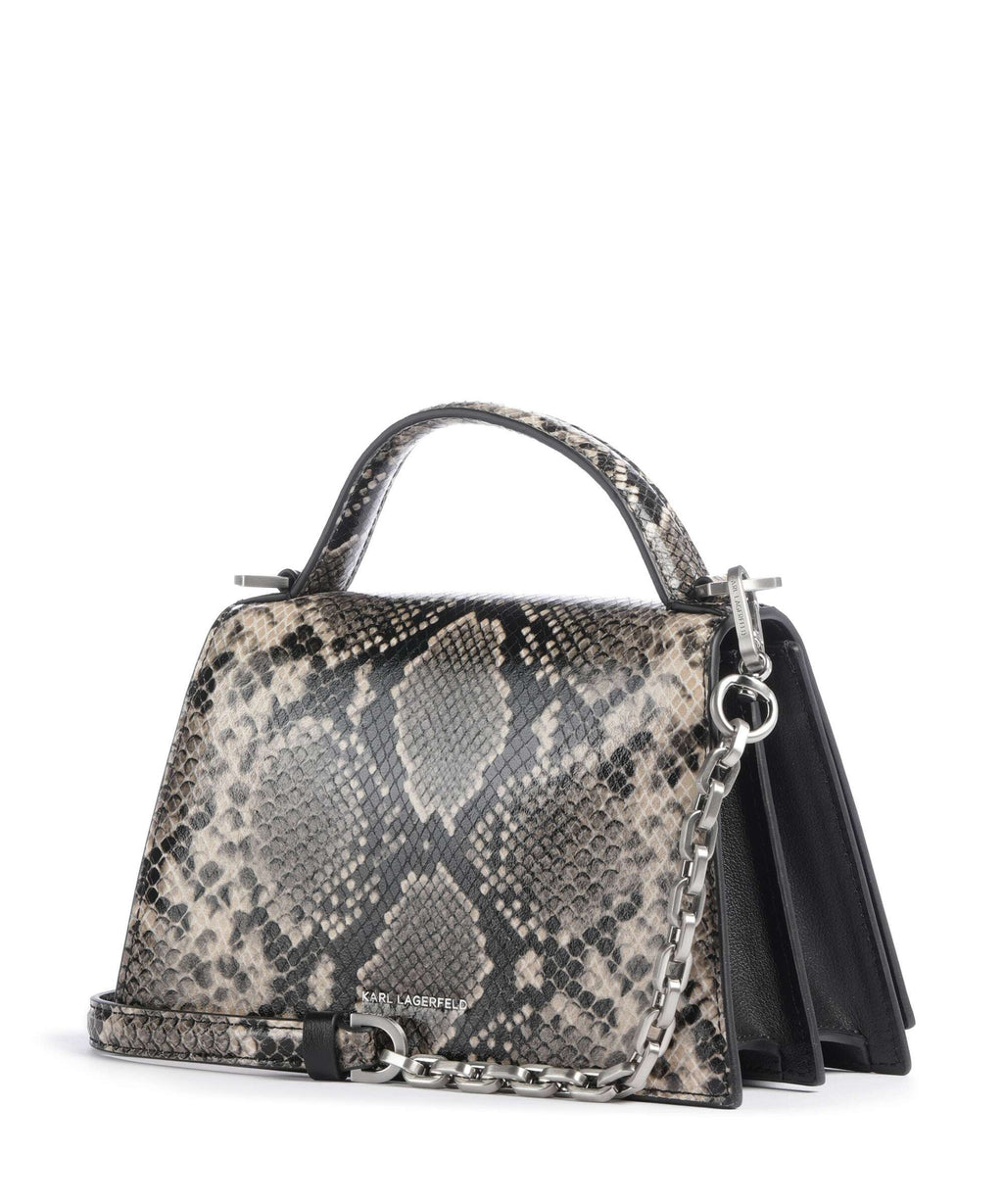 Karl Lagerfeld K/Signature 2.0 Small Crossbody bag natural snake aop