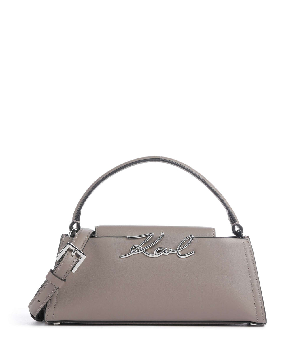 Karl Lagerfeld K/Signature Mini Handbag ash grey