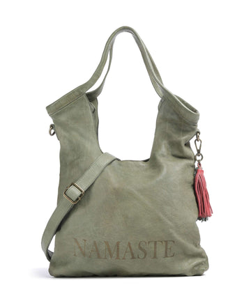 Taschendieb Wien Freundgasse 2 Shoppingväska green leaf